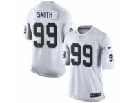 Men's Nike Oakland Raiders #99 Aldon Smith Limited White NFL Jersey