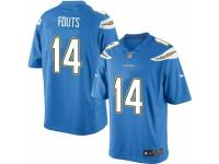 Men's Nike San Diego Chargers #14 Dan Fouts Limited Electric Blue Alternate NFL Jersey