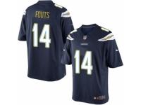 Men's Nike San Diego Chargers #14 Dan Fouts Limited Navy Blue Team Color NFL Jersey
