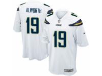 Men's Nike San Diego Chargers #19 Lance Alworth Game White NFL Jersey