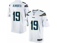 Men's Nike San Diego Chargers #19 Lance Alworth Limited White NFL Jersey