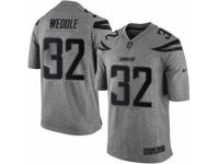 Men's Nike San Diego Chargers #32 Eric Weddle Limited Gray Gridiron NFL Jersey