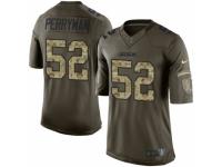 Men's Nike San Diego Chargers #52 Denzel Perryman Limited Green Salute to Service NFL Jersey