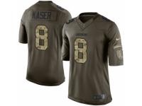 Men's Nike San Diego Chargers #8 Drew Kaser Limited Green Salute to Service NFL Jersey