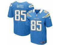 Men's Nike San Diego Chargers #85 Antonio Gates Elite Electric Blue Alternate NFL Jersey
