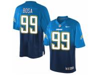 Men's Nike San Diego Chargers #99 Joey Bosa Limited Electric Blue Navy Fadeaway NFL Jersey