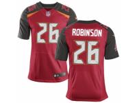 Men's Nike Tampa Bay Buccaneers #26 Josh Robinson Elite Red Team Color NFL Jersey