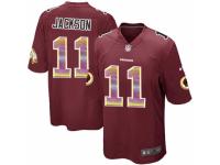 Men's Nike Washington Redskins #11 DeSean Jackson Limited Burgundy Red Strobe NFL Jersey