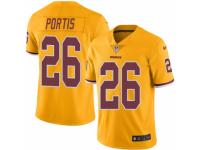 Men's Nike Washington Redskins #26 Clinton Portis Limited Gold Rush NFL Jersey