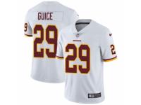 Men's Nike Washington Redskins #29 Derrius Guice White Vapor Untouchable Limited Player NFL Jersey