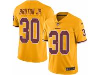 Men's Nike Washington Redskins #30 David Bruton Jr. Limited Gold Rush NFL Jersey