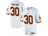 Men's Nike Washington Redskins #30 David Bruton Limited White NFL Jersey