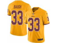 Men's Nike Washington Redskins #33 Sammy Baugh Limited Gold Rush NFL Jersey