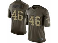 Men's Nike Washington Redskins #46 Alfred Morris Limited Green Salute to Service NFL Jersey
