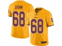 Men's Nike Washington Redskins #68 Russ Grimm Limited Gold Rush NFL Jersey