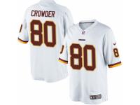 Men's Nike Washington Redskins #80 Jamison Crowder Limited White NFL Jersey