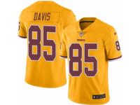 Men's Nike Washington Redskins #85 Vernon Davis Limited Gold Rush NFL Jersey