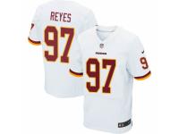 Men's Nike Washington Redskins #97 Kendall Reyes Elite White NFL Jersey