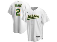 Men's Oakland Athletics Khris Davis Nike White Home 2020 Player Jersey