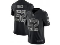 Men's Oakland Raiders #52 Khalil Mack Black Impact Limited Stitched NFL Jersey