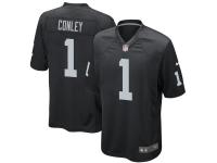 Men's Oakland Raiders Gareon Conley Nike Black 2017 Draft Pick Game Jersey