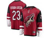 Men's Oliver Ekman-Larsson Breakaway Burgundy Red Home NHL Jersey Arizona Coyotes #23