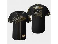 Men's Orioles 2019 Black Golden Edition Andrew Cashner Flex Base Stitched Jersey