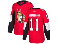Men's Ottawa Senators #11 Daniel Alfredsson adidas Red Authentic Jersey