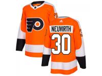Men's Philadelphia Flyers #30 Michal Neuvirth adidas Orange Authentic Jersey