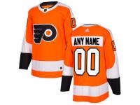 Men's Philadelphia Flyers adidas Orange Authentic Custom Jersey