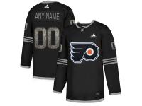 Men's Philadelphia Flyers Customized Adidas Limited Black Arabic Numerals Fashion Jersey