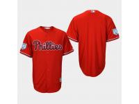 Men's Philadelphia Phillies 2019 Spring Training Scarlet Cool Base Jersey