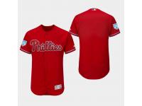 Men's Philadelphia Phillies 2019 Spring Training Scarlet Flex Base Jersey