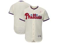 Men's Philadelphia Phillies Majestic Cream 2018 Mother's Day Alternate Flex Base Team Jersey