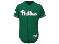 Men's Philadelphia Phillies Majestic Green Celtic Flexbase Authentic Collection Jersey