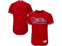 Men's Philadelphia Phillies Majestic Scarlet Authentic Collection FlexBase Team Jersey