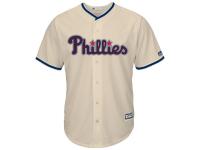 Men's Philadelphia Phillies Majestic Scarlet Fashion  Stars & Stripes 2016 Independence Day  Cool Base Jersey