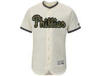 Men's Philadelphia Phillies Majestic Tan Fashion 2016 Memorial Day Flex Base Team Jersey