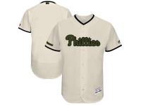 Men's Philadelphia Phillies Majestic White 2017 Memorial Day Authentic Collection Flex Base Team Jersey