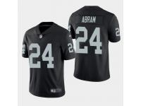 Men's Raiders #24 Johnathan Abram 2019 NFL Draft Vapor Limited Jersey - Black