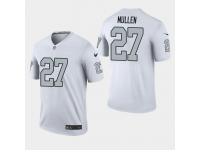 Men's Raiders #27 Trayvon Mullen 2019 NFL Draft Color Rush Legend Jersey - White