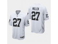 Men's Raiders #27 Trayvon Mullen 2019 NFL Draft Game Jersey - White