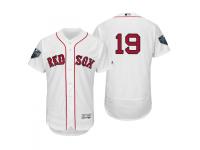Men's Red Sox 2018 World Series Majestic White Jackie Bradley Jr. Flex Base Jersey