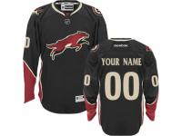 Men's Reebok Arizona Coyotes Customized Premier Black Third NHL Jersey