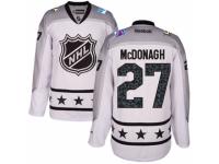 Men's Reebok New York Rangers #27 Ryan McDonagh White Metropolitan Division 2017 All-Star NHL Jersey