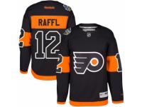 Men's Reebok Philadelphia Flyers #12 Michael Raffl Premier Black 2017 Stadium Series NHL Jersey