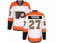 Men's Reebok Philadelphia Flyers #27 Boyd Gordon Premier White 3rd NHL Jersey