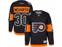 Men's Reebok Philadelphia Flyers #30 Michal Neuvirth Premier Black 2017 Stadium Series NHL Jersey