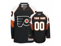 Men's Reebok Philadelphia Flyers Customized Premier Black Third NHL Jersey