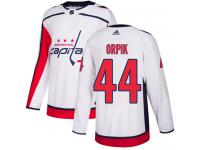 Men's Reebok Washington Capitals #44 Brooks Orpik White Away NHL Jersey